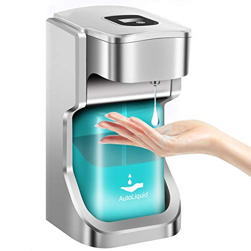 CawBing Dispensador Automatico Dispensador 500 ml Dispensador Automático de Gel Dispensador de Gel hidroalcohólico Dispensador de Gel hidroalcohólico para baño Cocina Hogar