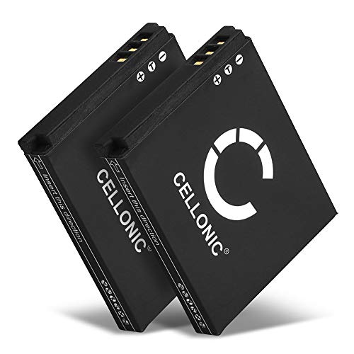 CELLONIC 2X Batería Compatible con Canon Legria Vixia Mini Digital IXUS 220 HS 60 70 75 80 IS 100 115 130 230 255 PowerShot Elph 330 HS 300 100 SD750 SD1400 SD1000, NB-4L 850mAh Pila Repuesto