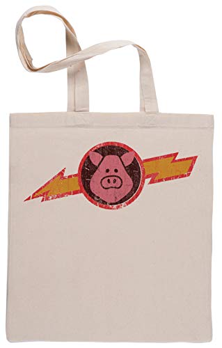 Cerdos en Espacio Bolsa De Compras Shopping Bag Beige
