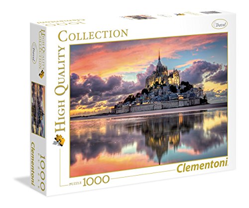 Clementoni-Le Magnifique Mont Saint-Michel Puzzle, 1000 Piezas, Multicolor (39367)