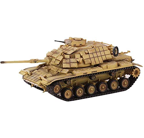 CMO Maqueta Tanque de Guerra, Armadura reactiva del Tanque de Batalla Principal M60A1 Patton EE UU el Plastico Militares Escala 1/72, 6 x 1,9 Pulgadas