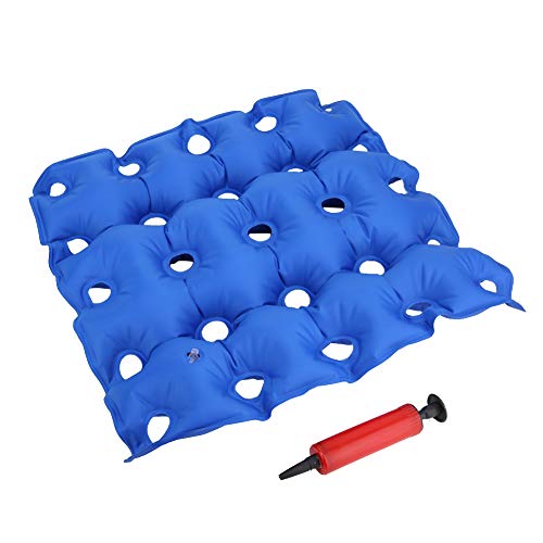 Cojín médico para la prevención del dolor por presión, asiento de cojín inflable portátil con bomba de aire adicional para estar sentado durante mucho tiempo Cojín de asiento ideal para uso diario Cojín médico para la prevención del dolor por presión, asiento de cojín inflable portátil con bomba de aire adicional para estar sentado durante mucho tiempo Cojín de asiento ideal para uso diario