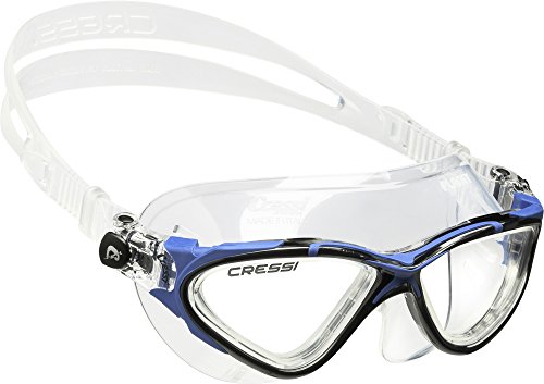 Cressi Planet Swim Goggles - Premium Anti Niebla Gafas de Natación Máscara 100% Anti UV, Transparente/Azul/Negro