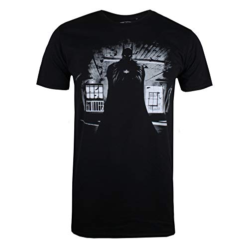 DC Comics Batman Dark Camiseta, Negro (Black Blk), XX-Large para Hombre