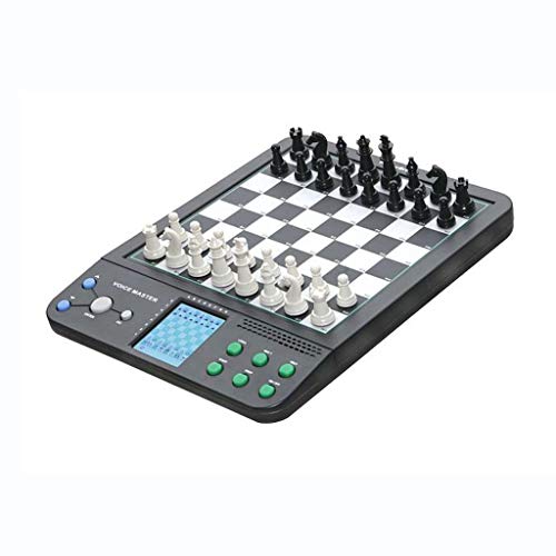 DEF Set Smart Chess Set Electronic Chess Board Man-Machine Game, Puzzle Board Juego para Adultos y niños