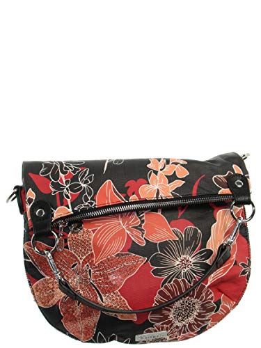 Desigual Arty Gaia Folded Across Body Bag Negro