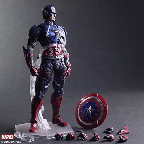 Dhl Vengadores Capitán América Capitán América articulación móvil Modelo muñeca 27CM