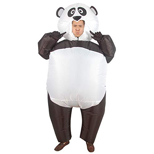 Disfraz de panda inflable para adolescente adulto Disfraz de panda gigante para Halloween 150-190cm