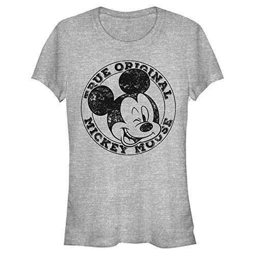 Disney Camiseta original de Mickey para mujer Ath Htr M