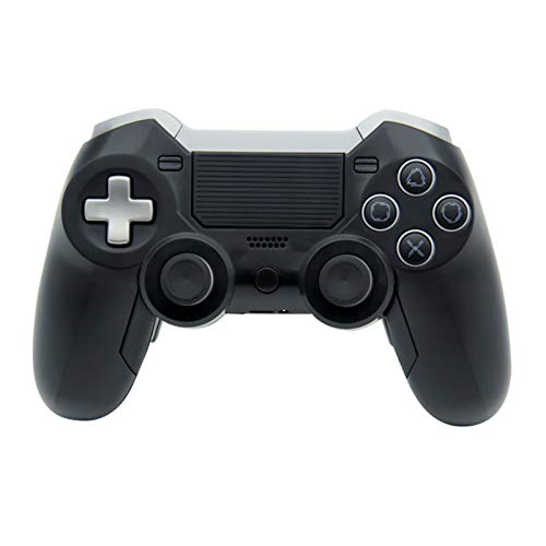 DJXLMN Controlador de Juegos para PS4, Controlador de Panel táctil con vibración Dual y Audio de Seis Ejes, Joystick Gamepad Compatible con Playstation 4 / PC