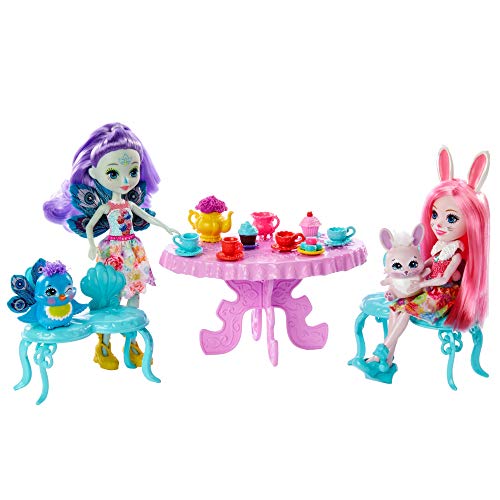 Enchantimals Fiesta de Té con la Muñeca Bree Bunny y Accesorios (Mattel GLD41)
