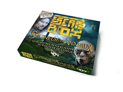 Escape box le seigneur des anneaux - escape game officiel adulte de 3 a 6 joueurs - des 14 ans et ad