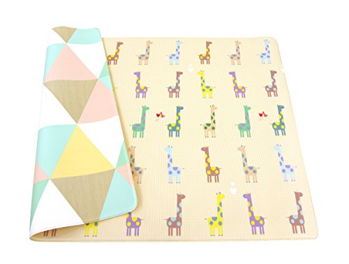 esterilla de juegos para niños - BABY CARE playmat - Giraffe in Love - Medium - 1,85m x 1,25m x 12mm