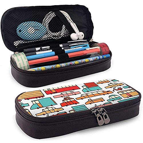 Estuche para lápices Dibujos animados Cars Estuche para estuches de cuero Estuche para lápices con cremallera Estuche para estuches de lápices, Estuche de papelería