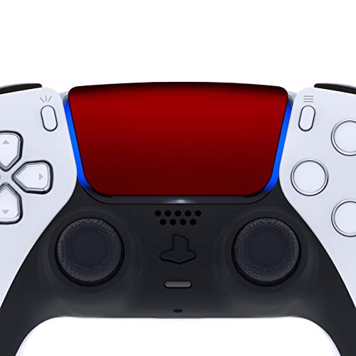 eXtremeRate TouchPad de Repuesto para Mando de PS5 Panel Táctil para Playstation 5 Control Touch Pad de Reemplazo con Herramientas para DualSense 5 Controller-No Incluye Mando(Rojo Escarlata)