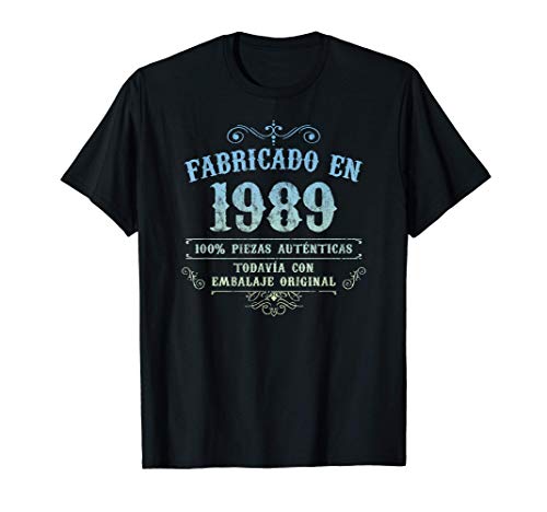 Fabricado En 1989 Vintage Original 32 Cumpleaños Camiseta