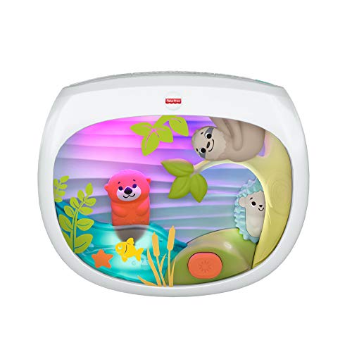 Fisher-Price - Proyector Animalitos, Juguete y Luz de Cuna para Bebé Recién Nacido (Mattel FXC59)