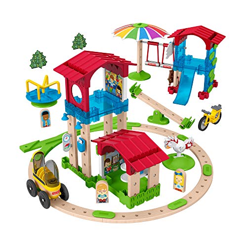 Fisher-Price Wonder Makers Mini escuela, juguetes construcción niños +3 años (Mattel GFP82)