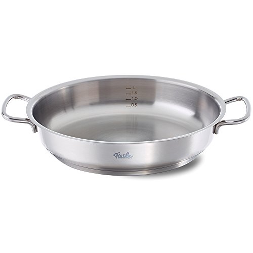 Fissler original-profi collection / sartén de servicio (Ø 32 cm) de acero inoxidable, borde alto, apta para cocinas de inducción, gas, vitrocerámica y eléctricas