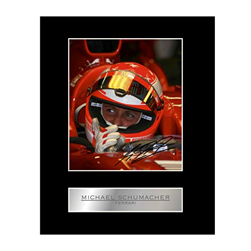 Foto firmada por Michael Schumacher Ferrari #4