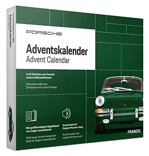 FRANZIS Porsche 911 Adventskalender 2020 | In 24 Schritten zum Porsche unterm Weihnachtsbaum |Neue überarbeitete Edition 2020 | Ab 14 Jahren