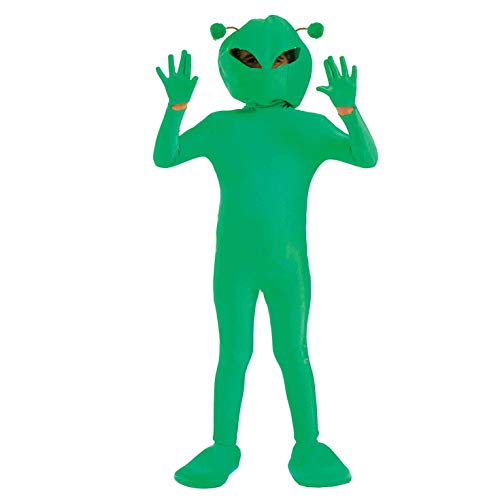 Fun Shack Verde Extraterrestre Disfraz para Niños y Niñas - M