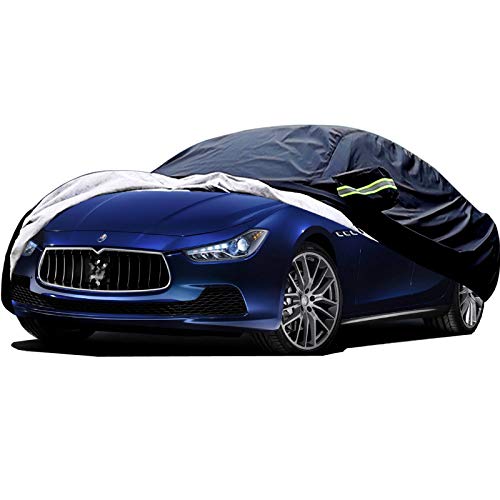 Funda Para Coche Compatible con Maserati Ghibli/GranTurismo/GranCabrio/Levante/Quattroporte, Exterior Cubierta del Coche Resistente al Sol Impermeable Lona para Coche Cubierta para Coche Anti-UV