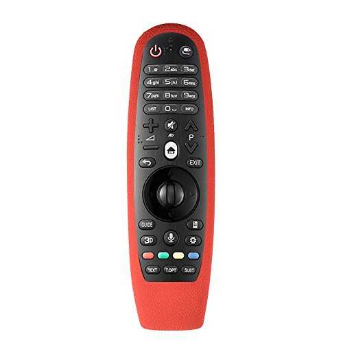 Funda Protectora de TV Mando a distancia , VBESTLIFE TV Carcasa de Silicona Resistente a Golpes para LG mr600 TV Mando a Distancia (Rojo)