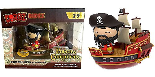 Funko Dorbz Ridz- Disney Treasures- Wicked Wench Captain with Pirate Ship Exclusive