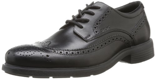 Geox U Dublin B, Zapatos de Vestir Hombre, Negro (BLACKC9999), 39 EU