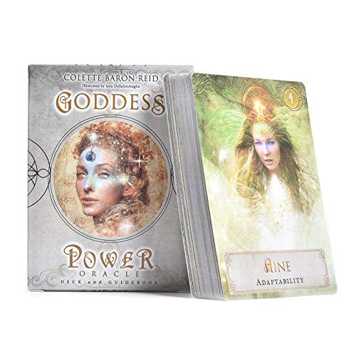 Goddess Power Tarot Juego de Mesa Tarot Cards Mini Tarot Deck 52pcs Card Deck Cards (Edición en inglés)