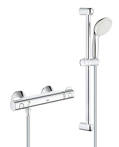 Grohe Grohtherm 800 - Conjunto de ducha con termostato de ducha 1/2" (Ref. 34565001) Grohe Grohtherm 800 - Conjunto de ducha con termostato de ducha 1/2" (Ref. 34565001)