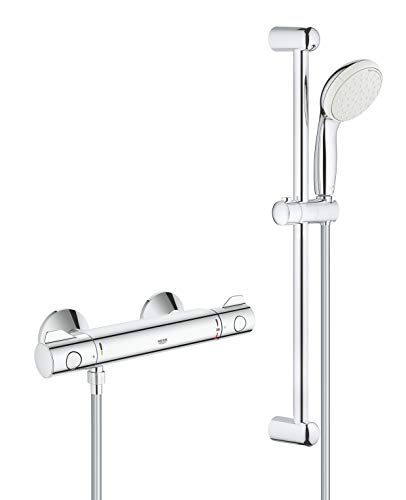 Grohe Grohtherm 800 - Conjunto de ducha con termostato de ducha 1/2" (Ref. 34565001)