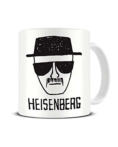 Heisenberg Pencil Sketch - Taza de café de cerámica, diseño de Breaking Bad
