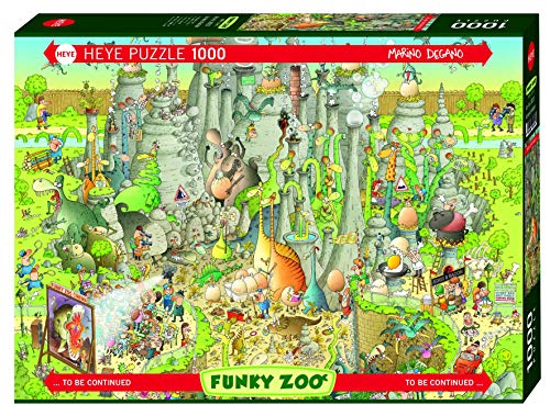 HEYE 1000 Puzzle Funky ZOO Jurassic Habitat