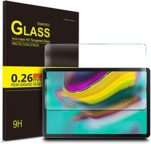 IVSO Templado Protector para Samsung Galaxy Tab S5e 10.5 T720/T725, Premium Cristal de Pantalla de Vidrio Templado para Samsung Galaxy Tab S5e T720/T725 10.5 2019, 2 Pack