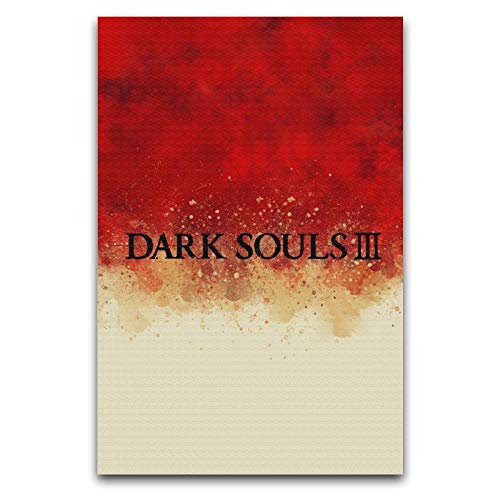 jinshang Dark Souls 3 1-xC63Póster decorativo de lienzo, póster artístico y arte de pared, impresión moderna de dormitorio familiar 30 x 45 cm