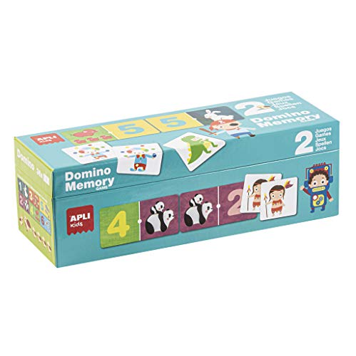 Juego Educativo APLI Kids Domino Y Memory 2 EN 1