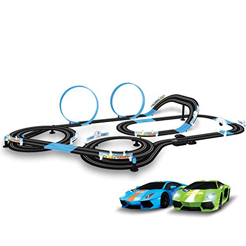 Juguete de Coche de Pista tragamonedas eléctricos de Juguete para niños Super Loop Speedway eléctrico de Alta Velocidad con Dos Coches para Carreras Dobles Boy Girl Los Mejores Regalos Juguete de Coche de Pista tragamonedas eléctricos de Juguete para niños Super Loop Speedway eléctrico de Alta Velocidad con Dos Coches para Carreras Dobles Boy Girl Los Mejores Regalos