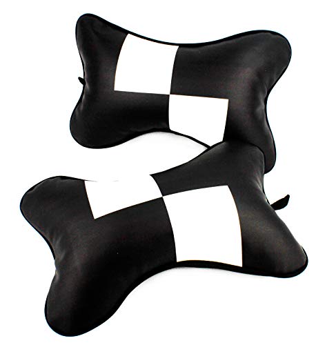 Kit de 2 Cojines Almohadas para Reposacabezas Asiento del Coche Modelo Ajedrez 28x18cm (912804) Kit de 2 Cojines Almohadas para Reposacabezas Asiento del Coche Modelo Ajedrez 28x18cm (912804)