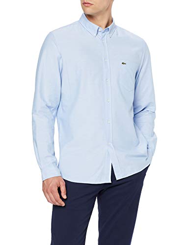 Lacoste CH4976 Camisa, Azul (Hemisphere), XX-Large (Talla del Fabricante: 46) para Hombre