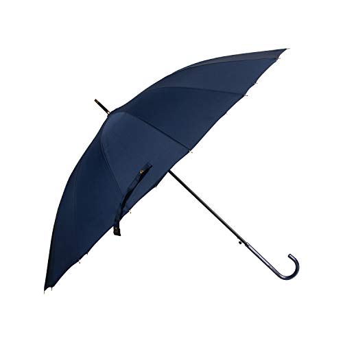 Lanker - Paraguas deportivo KS06P de fibra 210T, resistente al agua y al viento, 16 varillas azul azul