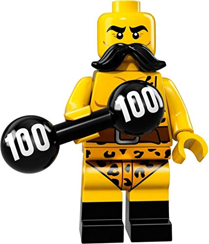 LEGO econome minif igures Serie 17 – Circus Strong Man Mini Action Figure