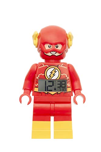 LEGO Reloj Despertador, Rojo/Amarillo, DC Comics The Flash