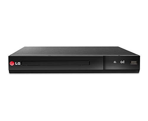 LG DP132 Multi-Format Compact Size (25 CM) DVD Player with USB Plus JPG Playback and MP3 and DivX - Dolby Digital Support - Parental Lock - Include phono to scart lead
