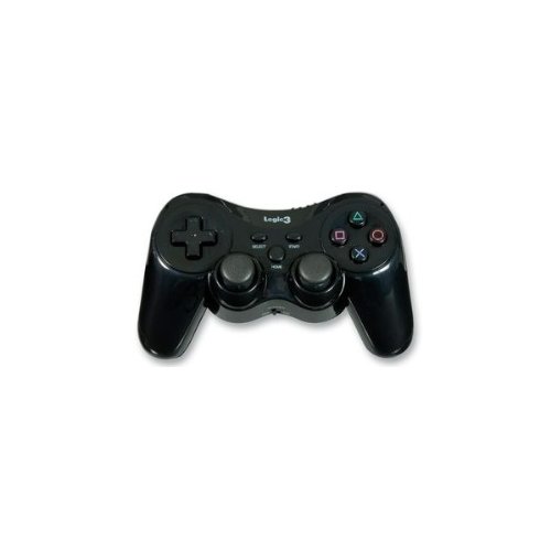 Logic3 PS3 FreeBird Stealth Wireless Gamepad PC,Playstation 3 Negro - Volante/mando (Gamepad, PC,Playstation 3, Inalámbrico, 30 h, Negro)