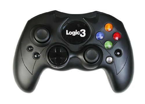Logic3 Xbox GamePad Negro - Volante/mando (Gamepad, Xbox, Alámbrico, Negro, 3 m)