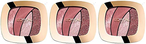 L'Oréal Paris Color Riche Les Sombres de ojos S10 desnudo rosa, lote de 3