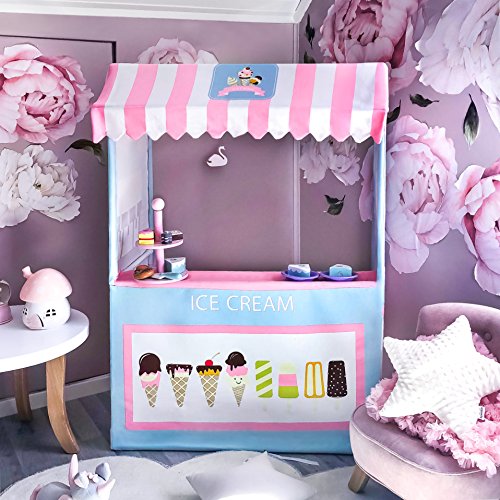 Los Niños Juegan La Carpa Y La Casa De Juegos Interior, El Carrito De Helado Portátil para Niños. Tiendas De Lona De Algodón (125 cm De Altura) Los Niños Juegan La Carpa Y La Casa De Juegos Interior, El Carrito De Helado Portátil para Niños. Tiendas De Lona De Algodón (125 cm De Altura)