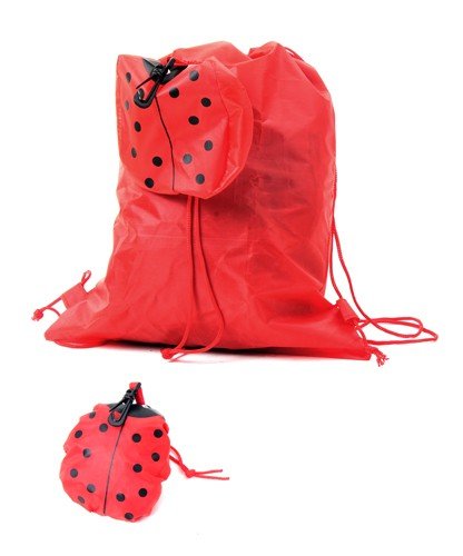 Lote de 20 Mochilas Plegable Animales Rojo Mariquita - Mochilas bolsas escolares infantiles, niños, niñas Lote de 20 Mochilas Plegable Animales Rojo Mariquita - Mochilas bolsas escolares infantiles, niños, niñas